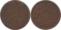 Nederland Koninkrijk ½ Cent Wilhelmina 1890-1948 -