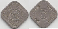 Nederland Koninkrijk 5 Cent Wilhelmina 1890-1948 -