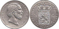 Nederland Koninkrijk ½ Gulden Willem III 1849-1890 -