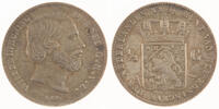 Nederland ½ Gulden Willem III 1849-1890 -