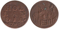 Nederland / Holland Duit Republiek 1581-1795 Dubbelslag -