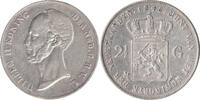 Nederland Koninkrijk 2,5 Gulden Willem II 1840 - 1849 -