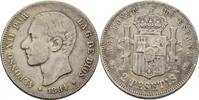 Spanien 2 Pesetas Alfonso XII. -
