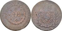 Brasilien 40 Reis Pedro I. 1822-1831 -