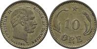 Dänemark 10 Öre Christian IX., 1863-1906. -