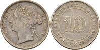 Straits Settlements 10 Cents Victoria, 1837-1901 -