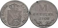 Baden VI Kreuzer Carl Friedrich, 1806-1811. -