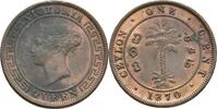 Ceylon 1 Cent Victoria, 1837-1901 -