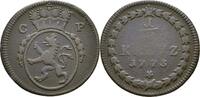 Pfalz, kurlinie Mannheim 1/2 Kreuzer Karl Theodor, 1743-1799 -