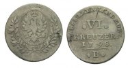 Preußen für Brandenburg Bayreuth VI Kreuzer Friedrich Wilhelm III., 1797 - 1840 -