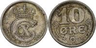 Dänemark 10 Öre Christian X., 1912-47 -