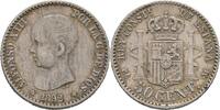 Spanien 50 Centimos Alfonso XIII., 1886-1931 -
