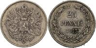 Russland Finnland 25 Penniä Nikolaus II., 1894-1917 -