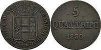Italien Toscana Firenze 5 Quattrino Leopold II., 1824-1859 -