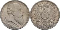 Baden Karlsruhe 2 Mark Regierungsjubiläum Friedrich I., 1856-1907 -