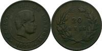 Portugal 20 Reis Carlos I., 1889-1908 -