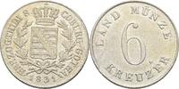 Sachsen Coburg u. Gotha 6 Kreuzer Ernst I., 1806-1844 -
