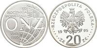 Polen 20 Zloty 50 Jahre UNO -