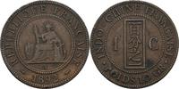 Franz. Indochina 1 Centime Allegorie der Republik Frankreich -