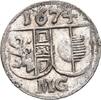 Salzburg, Bistum Einseitiger Pfennig Max Gandolph Graf Küenburg 1668-1687 -