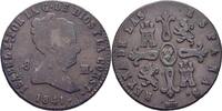 Spanien Segovia 8 Maravedis Isabel II., 1833-1868 -