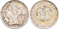 Straits Settlements 10 Cents Victoria, 1837-1901 -