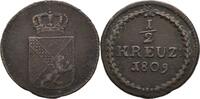 Baden 1/2 Kreuzer Carl Friedrich, 1806-1811 -