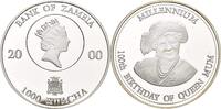 Zambia 1000 Kwacha Queen Mum -