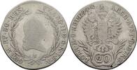 Österreich Ungarn Karlsburg 20 Kreuzer Franz II. / I., 1792-1835. -