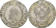 Österreich Ungarn Karlsburg 20 Kreuzer Franz II. / I., 1792-1835. -