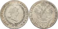 Österreich Ungarn Karlsburg 20 Kreuzer Franz II. / I., 1792-1835. -