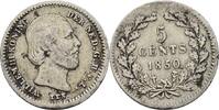 Niederlande 5 Cents Wilhelm II. -