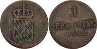 Bayern 1 Pfennig Maximilian IV./ I. Joseph, 1799-1825. -