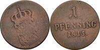 Bayern 1 Pfennig Maximilian IV./ I. Joseph, 1799-1825. -
