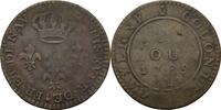 Frankreich Colonies Cayenne 2 Sous Ludwig XVI., 1774-1793 -