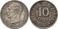 Dänemark 10 Öre Friedrich VIII. (1906-1912) -