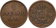 Bayern München 1 Pfennig Maximilian II. Joseph 1848-1864 -