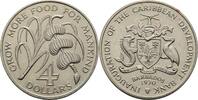 Barbados 4 Dollars FAO -