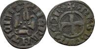 Kreuzfahrer Epirus Korfu Denier Philippe de Taranto (1294-1313). -