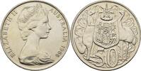Australien 50 Cents 1966 Elizabeth II. vz 18,00 EUR  plus 7,00 EUR verzending