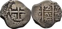 Spanien Bolivien Potosi 2 Real Philipp V., 1700-1746 -