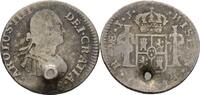 Spanien Peru Lima 1/2 Real Carlos IV., 1788-1808 -