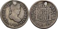 Spanien Bolivien Potosi 1/2 Real Ferdinand VII. -