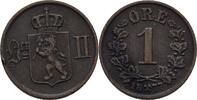 Norwegen 1 Öre Oscar II., -