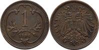 Österreich Ungarn 1 Heller Franz Joseph I.,1848-1916 -