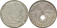 Deutsches Reich Paul von Hindenburg 2 Reichsmark 1937 E ss