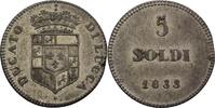 Italien Lucca 5 Soldi Carl Ludwig -