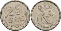 Dänemark 25 Öre Christian X (1912 - 1947) -