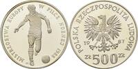 Polen 500 Zloty UEFA Fußball Europameisterschaft 1988 -