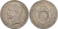 Frankreich Strassburg 5 Francs Napoleon III., 1852 - 1870. -